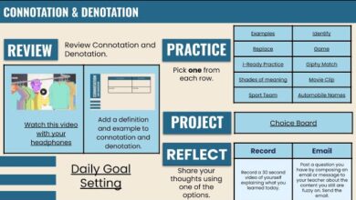 Denotation and connotation examples